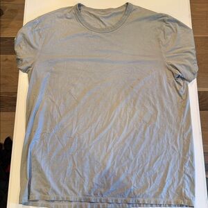 Light Gray/ Blue five year basic T-Shirt